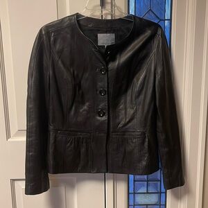 Buttery soft black leather jacket